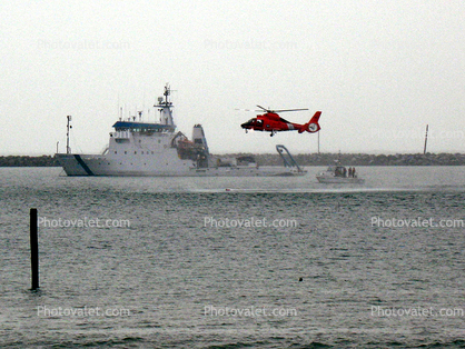 US Coast Guard, HH-65 Dolphin, Neah Bay, Washington, USCG