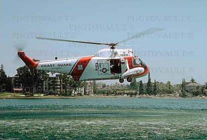 1366, Sikorsky HH-52A 'Seaguard', S-62C, Lake Merritt, Downtown Oakland, USCG