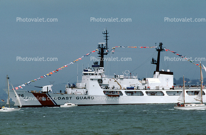 USCGC MIDGETT (WHEC-726), Coast Guard Cutter, 726, Golden Gate 50th Anniversary Celebration, USCG