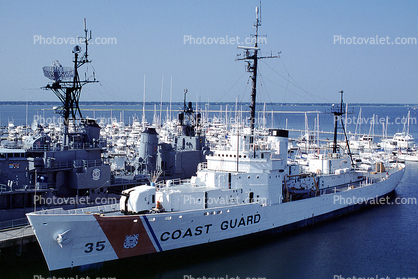 USCGC INGHAM (WPG, WAGC, WHEC-35), Patriots Point, Coast Guard Cutter, Gun, USCG
