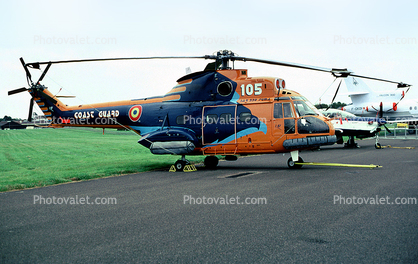 IAR-330L Puma, 105, Romanian Coast Guard, Farnborough