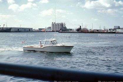 Coast Guard Boat, Fort Lauderdale, Florida, USCG, 1962, 1960s
