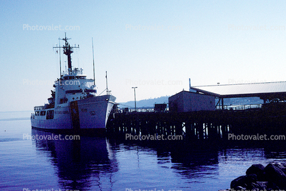 618, Coast Guard Cutter, Docks, Port Angeles Washington, USCG, dock, harbor