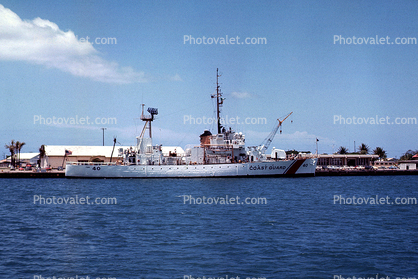 40, Coast Guard Cutter, USCG, dock, harbor