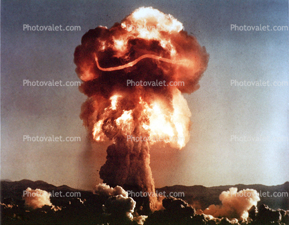 Operation Plumbbob, Atom Bomb, Nevada Test site, Explosion, Mushroom Cloud, detonation