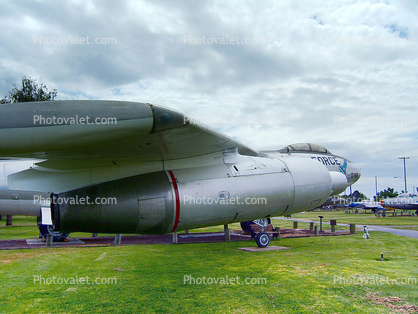 GE J-47 engine, 0-20166, 0166, B-47E-25-DT Stratojet, B-47E, 93BW, Castle Air Force Base, Atwater