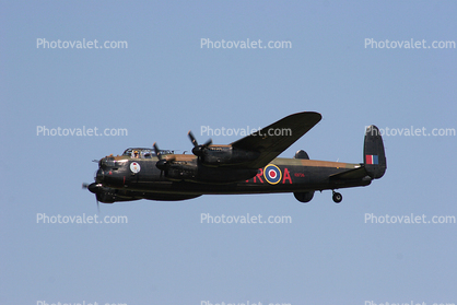 Avro 638 Lancaster flight, flying, airborne
