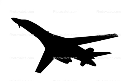 Rockwell B-1B Bomber silhouette