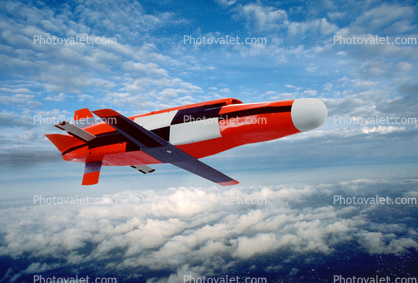 Northrop AGM-236A Tacit Rainbow, UAV, flight, flying, airborne drone, flight, flying, airborne