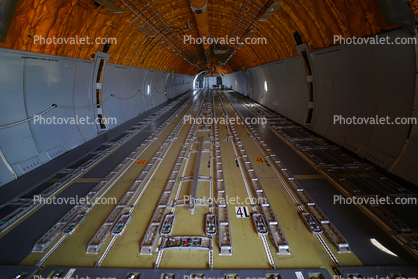 Inside the Cargo Hold of a KC-10, Cargo Fasteners, rollers