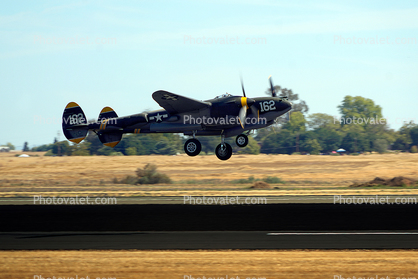 P-38 taking-off
