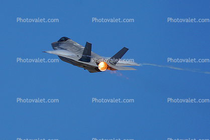 F-35A Lightning II with afterburner