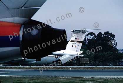Lockheed C-141 StarLifter, Monterey Airport, California, United States Air Force, USAF