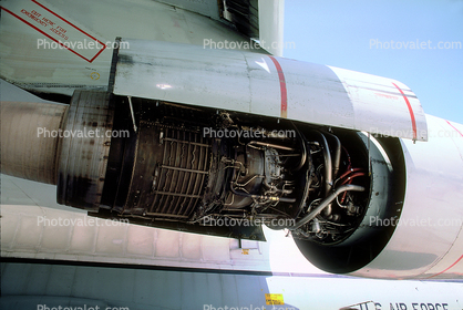 Lockheed C-5A, GE TF-39 turbofan jet engine, MATS, Moffett Field, United States Air Force, USAF