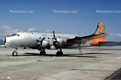 Northeast Air Command, 317216, 6614 ATS, DC-4, 1950s