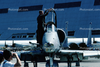 A-4 Skyhawk, head-on
