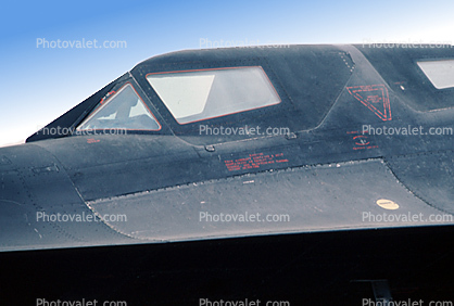 Cockpit Windows of the Lockheed SR-71 Blackbird