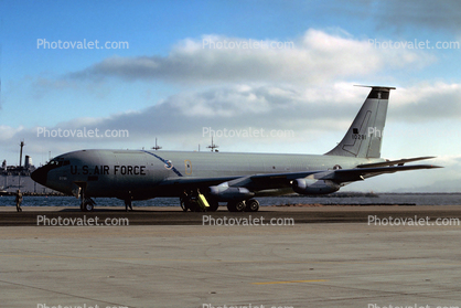 10281, 0281, Boeing KC-135E Stratotanker NAS, USN, 61-0281, JT3D-3B, JT3D, Alameda NAS, California