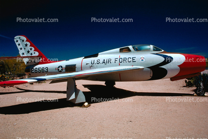26563, F-84F Thunderstreak, Monthan Davis Air Force