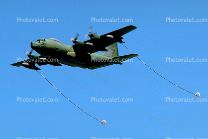 60224, Lockheed MC-130P Hercules, 66-0224, Refueling Drogue Chutes