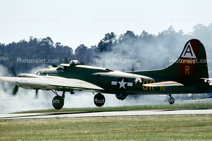 tailwheel, B-17G Nine-O-Nine, 42-31909