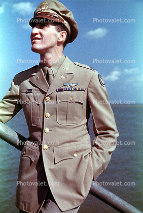 Man, Male, Medals, Hat, Suit, Uniform, 1950s