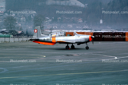 A-883, Pilatus P-3, Swiss Air Force, Switzerland