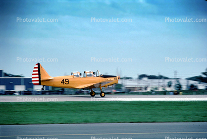 Fairchild PT-19, Trainer Aircraft, Airplane, Plane, Prop, landing