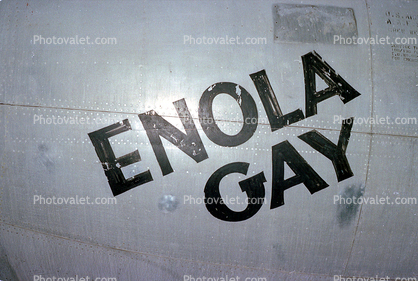 Enola Gay, dropped the Little Boy (atomic bomb)