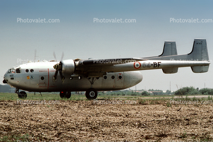 64-BF, Noratlas, N163, military transport aircraft, airplane, prop, French Air Force, France