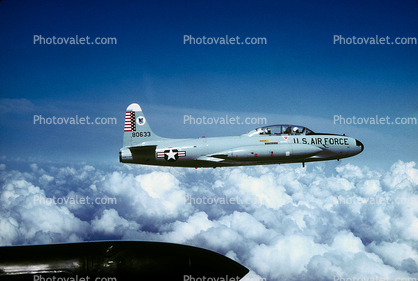 T-33, USAF, 80633, milestone of flight