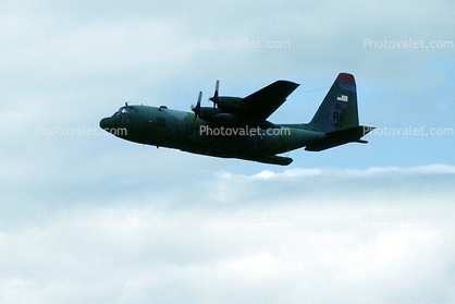 Lockheed C-130 Hercules, flight, flying, airborne