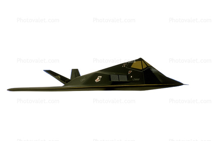 Lockheed F-117A Stealth Fighter, photo-object, object, cut-out, cutout