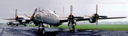 Boeing WB-50D Superfortress, Wright-Patterson Air Force Base, Fairborn, Ohio, Panorama