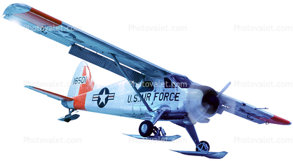 De Havilland U-6A, photo-object, object, cut-out, cutout