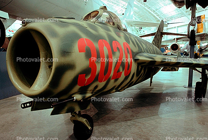 3020, MiG-17, Jet Fighter, Russian
