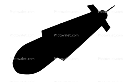 Rockwell International GBU-8 silhouette
