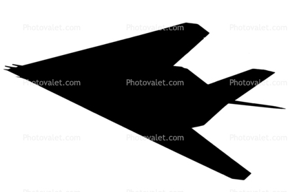 Lockheed F-117A silhouette, logo, shape, Planform