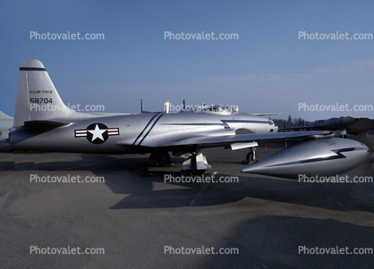 Lockheed F-80B Shooting Star, wingtip fuel tanks