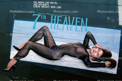7th Heaven, Nose Art, Catsuit, noseart
