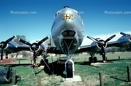 Douglas C-54 Skymaster, Transport, MATS, Military Air Transport Service, USAF, head-on