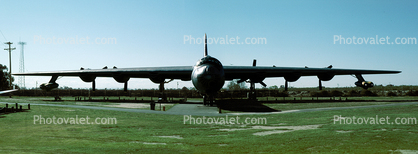 B-36 head-on, front view