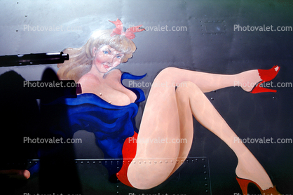 Nose Art, Pin-up, noseart, 1950s
