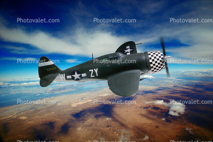 Republic P-47 Thunderbolt, milestone of flight