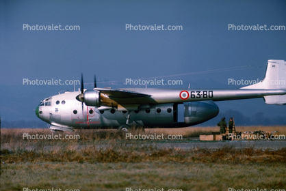 63-80, French Air Force, Nord 2501, Noratlas, military transport aircraft, airplane, prop, 69