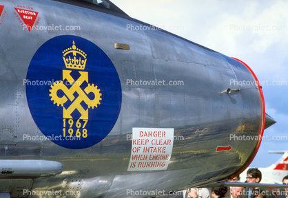 English Electric (BAC) Lightning, noseart, RAF