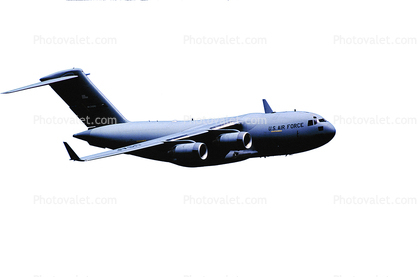 McDonnell Douglas C-17 Globemaster III, photo-object, object, cut-out, cutout