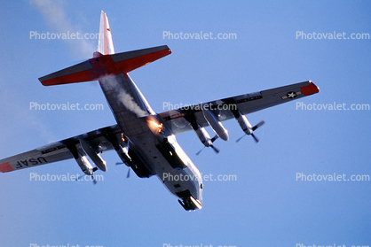 LC-130 Skibird Hercules, JATO, Jet Assisted Take-Off, ski gear