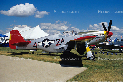 Tuskegee North American P-51C Mustang, 332nd fighter group, Red Tail Angels