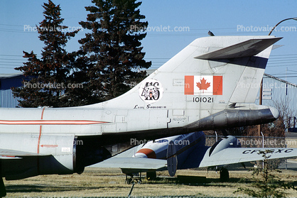 101021, Royal Canadian Air Force, McDonnell F-101 Voodoo, RCAF, TAIL
